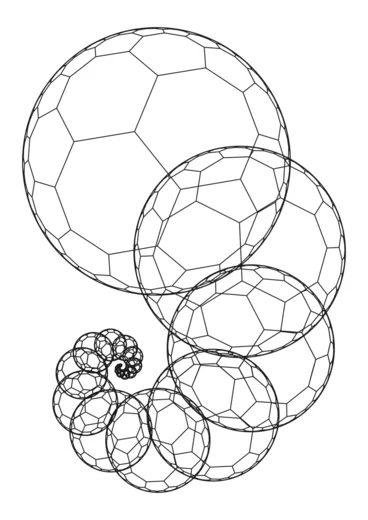 Made with GD Studio — Hyperbolic Tiling