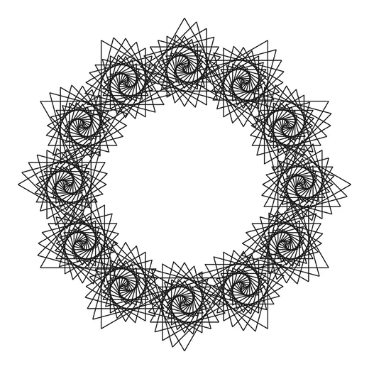 Made with GD Studio — Polygon Mandala