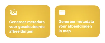 VisionTagger Opdrachten-integratie met automatiseringsacties